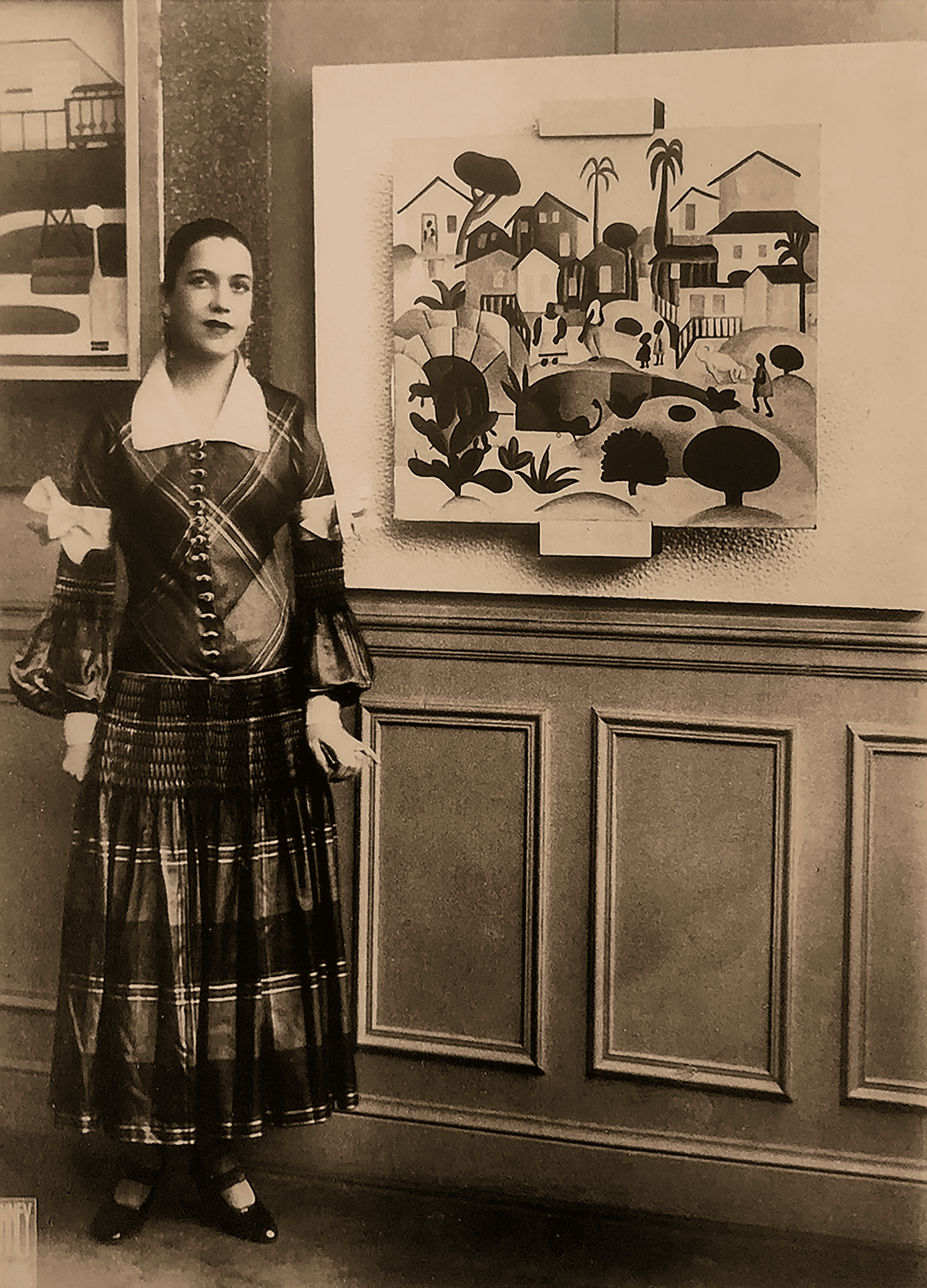 Tarsila do Amaral em sua primeira mostra individual em Paris