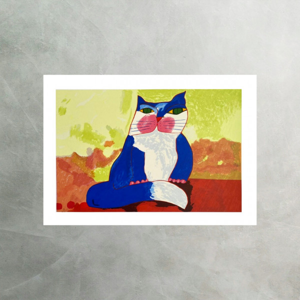 Aldemir Martins - Gato Alone - Serigrafia