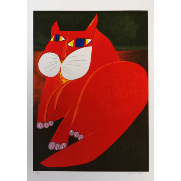 Aldemir Martins - Gato Big - Serigrafia