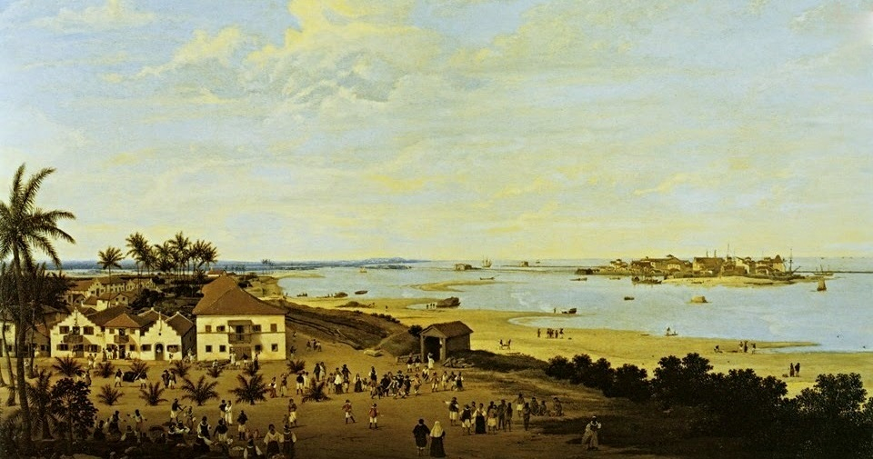 Frans Post - Vista da Cidade Mauricia e Recife